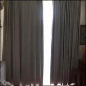 Two full-length blackout Curtains